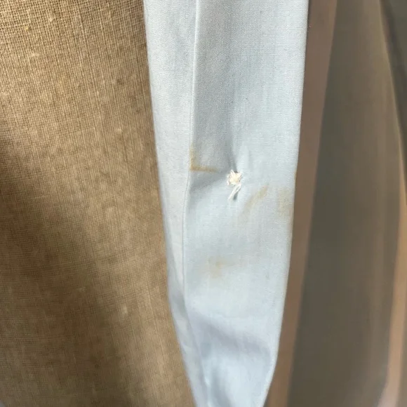 NWT Equipment Striped blue and white drop waist shirt dress size S - Picture 9 of 16